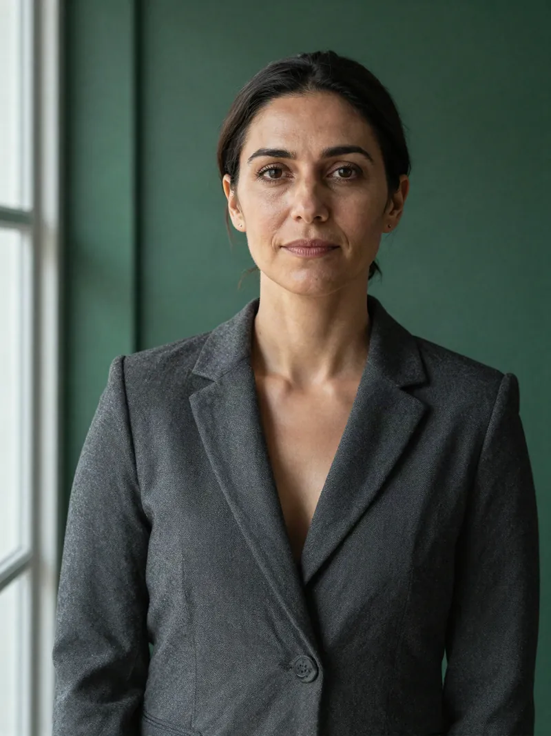 Retrato de Mariela Bertoni.